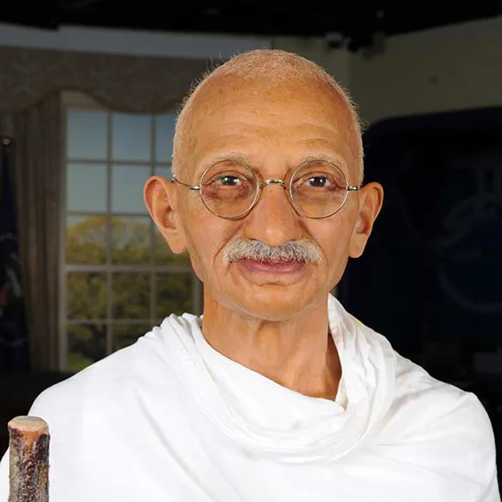 mahatma ghandi wax work