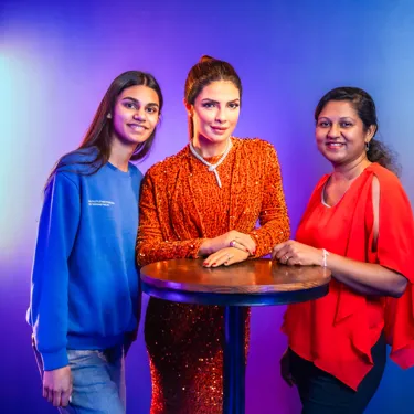 Guests with Priyanka Chopra Jonas