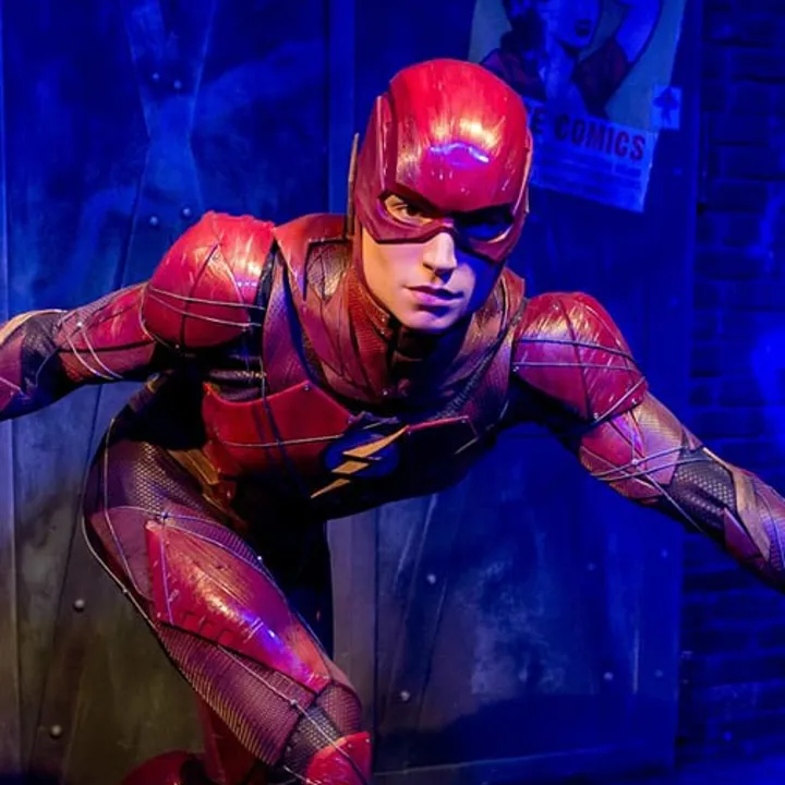 Justice League The Flash Close Up