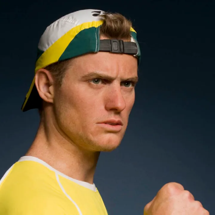Llyeyton hewitt waxwork in hat
